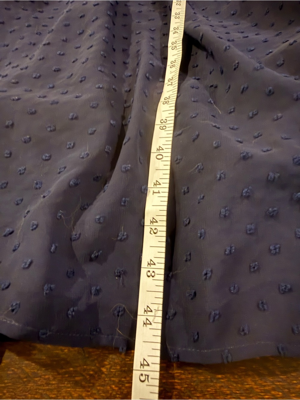 NWT Lulus Flawless Elegance Navy Swiss Dot Puff Sleeve Bustier Midi Dress L - Picture 13 of 16